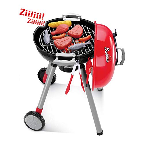 Preisvergleich Produktbild gaeruite Simulation BBQ Spielzeug Set, Kinder Beleuchtung Sound BBQ Variety Grillwagen Spielhaus Playset Rollenspiel Spielzeug Kit