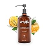 dropps,Ultra Concentrated Laundry Detergent Starter Kit:Stain & Odor | Clean & Crisp Scent | 16 oz(72 loads)| For Stain & Odor Removal | Biobased Ingredients | HE | Refillable Glass Bottle,1 item