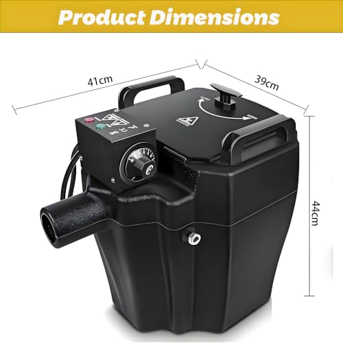 Máquina de humo de hielo seco 3500W, máquina de niebla baja con boquilla ajustable, máquina de hielo seco para efectos de humo en bodas, fiestas, eventos, escenario y club de baile miniatura 2
