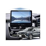 LANTU 【傷防止強化】トヨタ 新型 カローラクロス専用 ナビ ガラス フィルム 10.5インチ 新型カローラクロス (2022.10〜) 用 カーナビ 保護フィルム 9H硬度 耐眩光 指紋防止 キズ防止 自己吸着タイプ 汚れ防止 メーカーオプション ディスプレイオーディオ カローラクロス アクセサリー カスタム パーツ カーナビ液晶保護フィルム