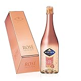 BLUE NUN 24K ROSÈ in Geschenkbox | 1 x 0,75l | 24 Karat Blattgold | Geschenkidee für goldene Hochzeit, Kommunion, Konfirmation, Geburtstag, Jubiläum