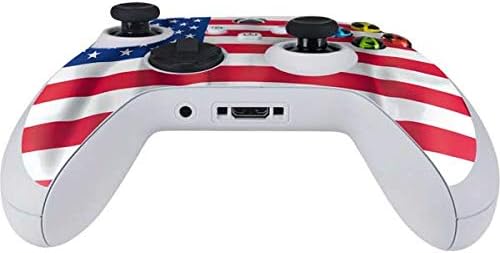 Skinit Decal Gaming Skin Compatible with Xbox Series S Controller - USA Flag Design