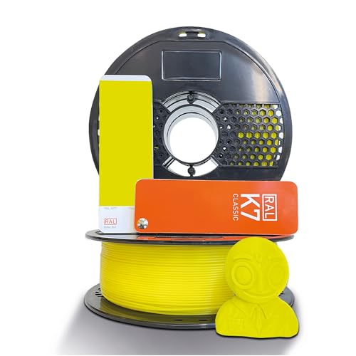 Image of NFIL3D 1KG Net Rpla Yellow 3D Printer Filament | Filaments for 3D Printer| 1.75mm| Accuracy - + /- 0.015mm | 1000g 3D Filament, 250g Spool & 350g Packaging Weight (Total Weight 1.6KG)