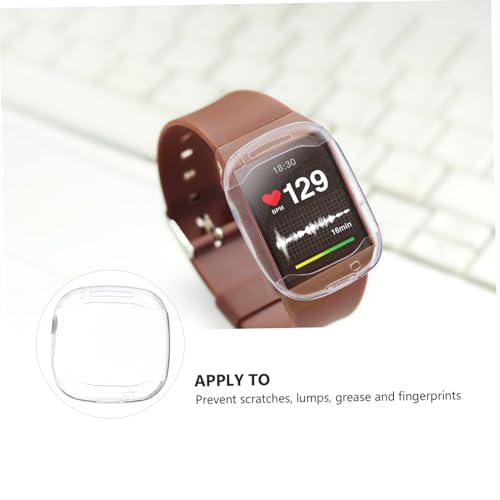 Fundas para Fitbit de TPU platinado en un pack de 5 cubiertas transparentes 3