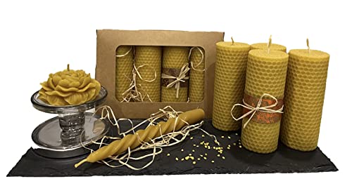 Bienenwachsplatten für Kerzen aus reinem Bienenwachs – DIY Set