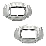 TRQ Front Brake Caliper Set Compatible with 2008-2015 Toyota Sequoia 2007-2015 Tundra