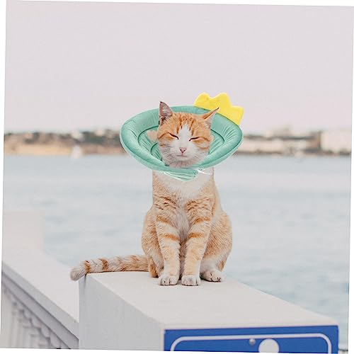 Collar postoperatorio para gatos de paño para un descanso tranquilo 4