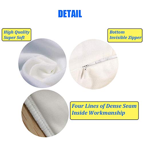 Fukeen Animal Throw Pillow Covers Super Soft Sea Gull Birds Decorative Waist Lumbar Pillow Cases Cushion Cover Home Sofa Car Decor Rectangle 12X20 Inches Pillow Shams, Grey White #TOP2