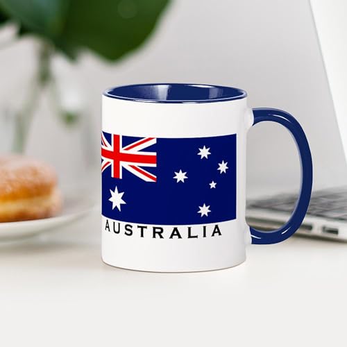 Taza de cerámica 11 oz con diseño bandera australiana miniatura 4