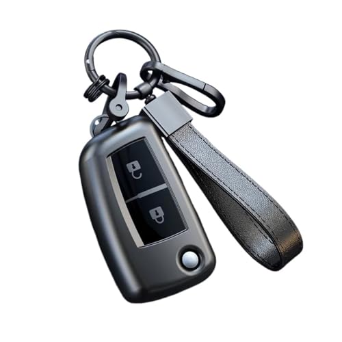 Coque protection clé Nissan pliable gris 2 boutons idéal pour sécuriser vos trajets