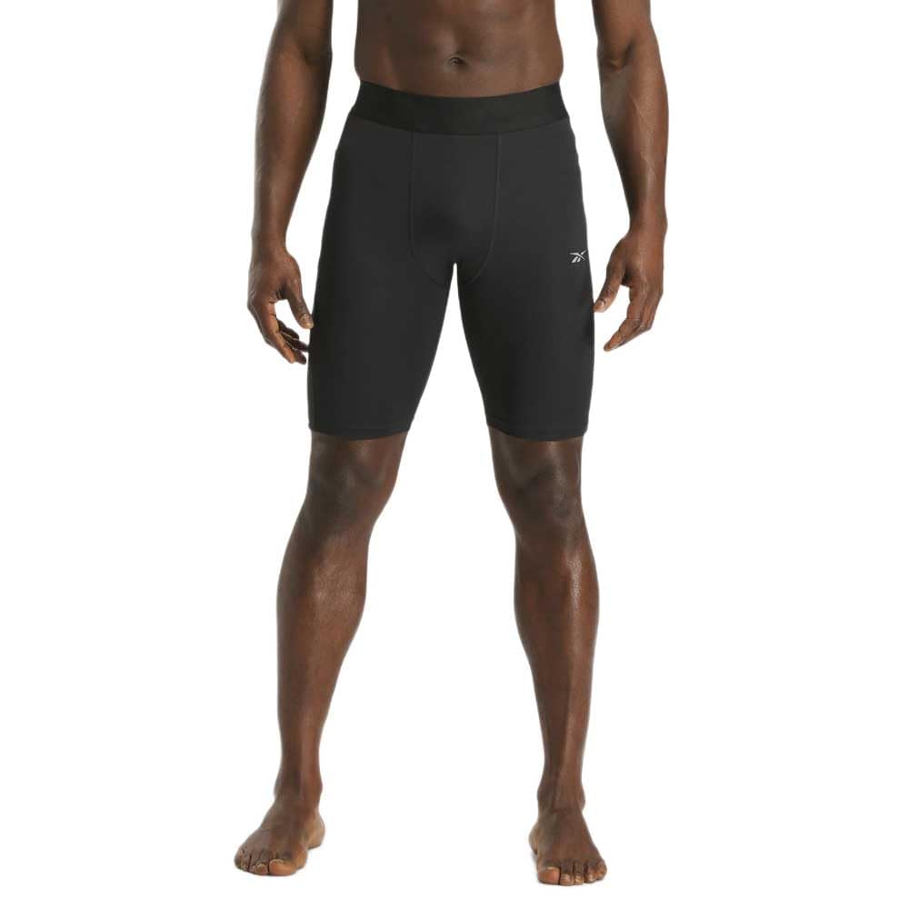 Reebok - Id Train Compression Shorts, Man  Black Men's Extra Large