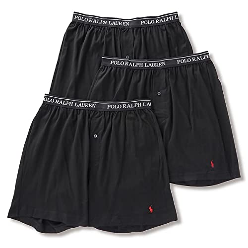 POLO RALPH LAUREN Classic Fit Knit Boxers - 3 Pack...