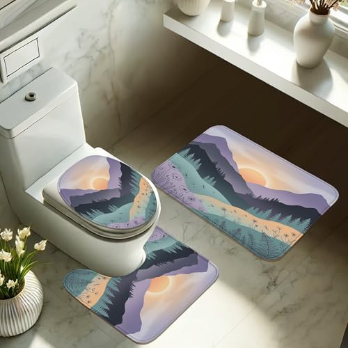 Rideau de douche en polyester violet de qualité supérieure 183cm