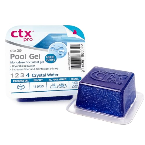 Galyon CTX-39 Floculante en Gel para Piscinas Monodosis | Clarificador de Agua, Mejora la Filtración y Elimina la Turbidez