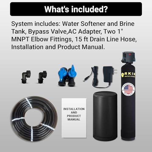 Water Softener and Carbon Filter System Close-up