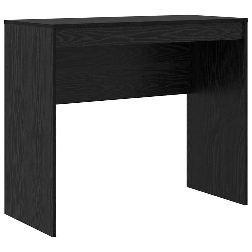 Escritorio con cajones, 2 piezas, aspecto de roble negro, mesa de oficina duradera, amplia superficie de trabajo para oficina en casa y oficina, fácil montaje