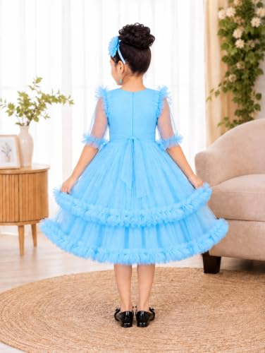 Image of KJD Girls Below Knee Party Dress