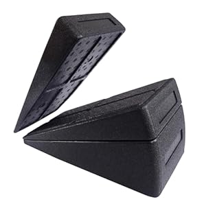 CampTeck U7259 3-Piece Multi-Angle Foam Fitness Slant Board, Squat Wedge, Squat board, Incline Board, Stretch Wedge, Calf Stretcher – Black