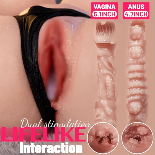 Image of Premium Silicone BBW Sex Doll Double Layered Chest with Realistic Full Size Body Skin Texture, Soft Butt Big Breasts Pussy Ass Masturbation Hole & Breast Sex Lightweight 7.5LB
