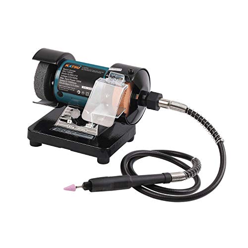KATSU Mini Bench Grinder with Flexible Drive Shaft 100081