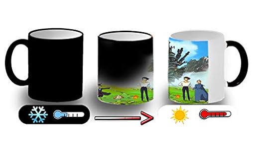 MERCHANDMANIA TAZA MÁGICA EL CASTILLO AMBULANTE ANIME magic mug | Ya disponible en tu tienda friki favorita! En mundofriki.es!