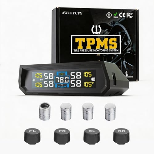 Wireless RV Tire Pressure Monitoring System (TPMS)