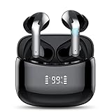 Bluetooth KopfhöRer,X15 KopfhöRer Kabellos,Kabellose KopfhöRer Mit Mikrofon,35 Stunden Spielzeit,Wireless KopfhöRer USB C,In-Ear OhrhöRer,Ipx7 Wasserdicht Tiefer Bass Mit Digitalanzeige