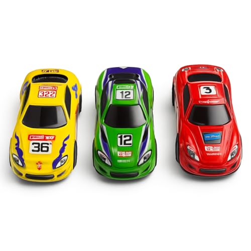 Image of DREAMY DEN Metal Die-Cast Pull Back Cars Set of 3 | Mini Sports Racing Cars for Kids | Fast, Durable & Colorful Toy Vehicles | Ideal Gifting Option for 3+ Years