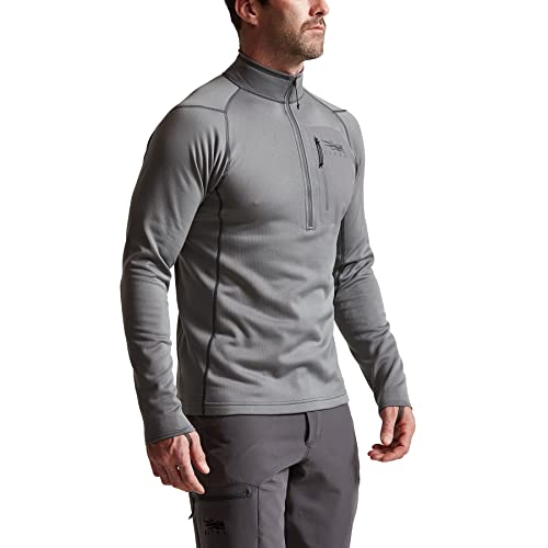 SITKA Gear Men's Core Midweight Zip-T Long Sleeve Hunting Shirt, Woodsmoke, X-Large2