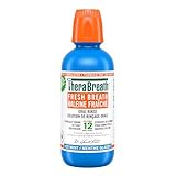 Thera Breath Dentist Recommended Fresh Breath Oral Rinse ICY MINT 473ml