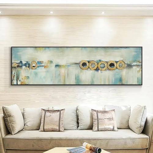 Affiche nordique art abstrait moderne grand format 60x145 - 2