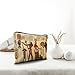 Nogrit Egyptian Gifts Makeup Cosmetic Bag - Ancient Egypt Mythology Pharaoh God Hieroglyphs Makeup Travel Toiletry Bag, Gift for Egypt Lover, Egyptian Decor