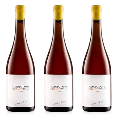 Vino Mesopotamia Orange wine (3 x 75 cl.) skin contact vino naranja de autor 8 meses en barrica de 400. Produccion limitada.