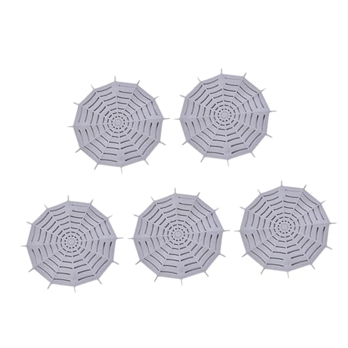 Filtro de desagüe para fregadero POPETPOP 5 piezas gris