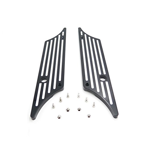Kit Cubierta Cerradura Alforja para Motocicleta XKMT Negro miniatura 5