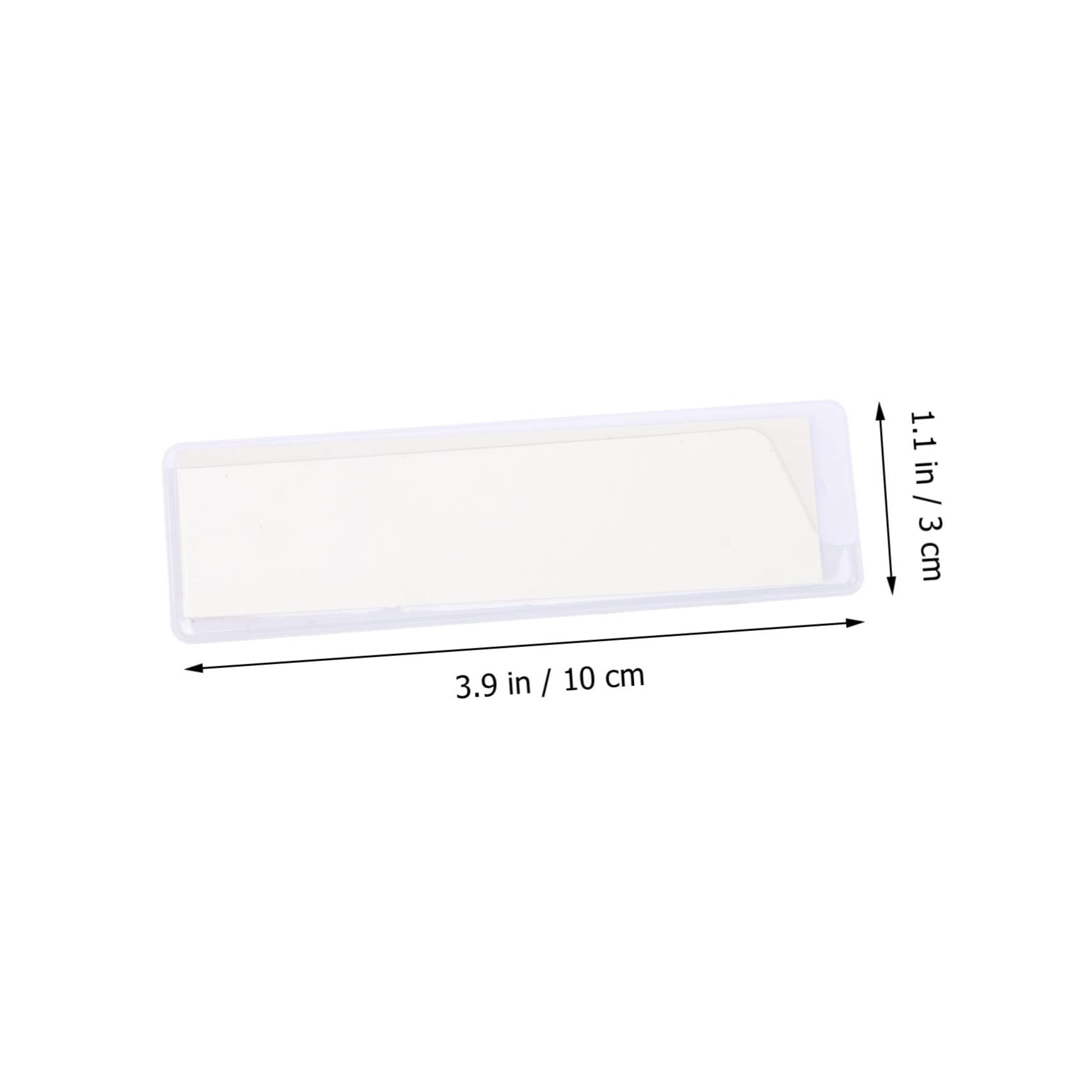 Baluue 40pièces Porte-étiquettes Magnétiques Pour Support De Réutilisables Pour Bureau Et Maison
