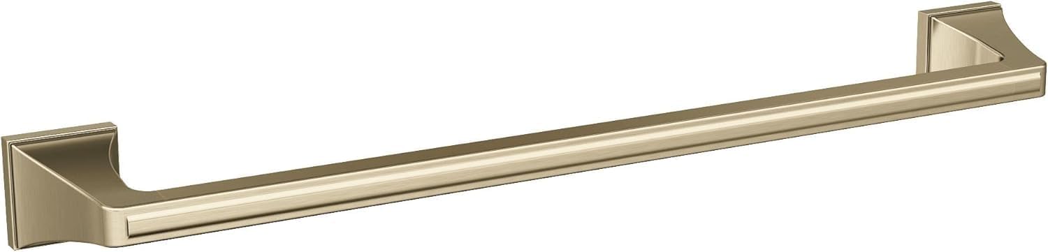 Amerock BH36023BBZ | Golden Champagne Towel Bar | 18 in (457 mm) Towel Rack | Mulholland | Bathroom Towel Holder | Bathroom Hardware | Bath Accessories Golden Champagne 18 Inch Towel Bar 1-Piece