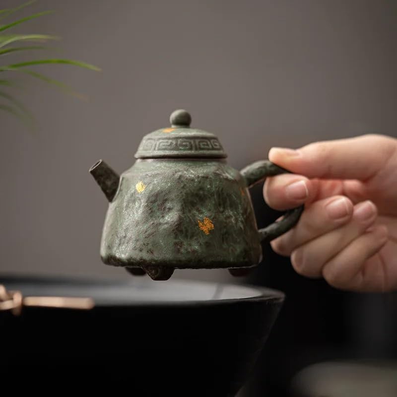 Infusore Per Il Tè Teiera cinese con smalto in bronzo Teiera Kung Fu in stile giapponese Dispositivo for la preparazione del tè Infusore for il tè Bollitore for il tè Bollitore Per Il Tè Piano Cottura