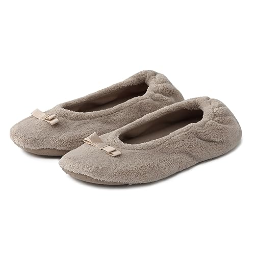 Soft Slip On Slippers For Women Indoor Outdoor House Shoes Women Fuzzy Slip-On Slippers Warm Cozy Ballet Flat Shoes2