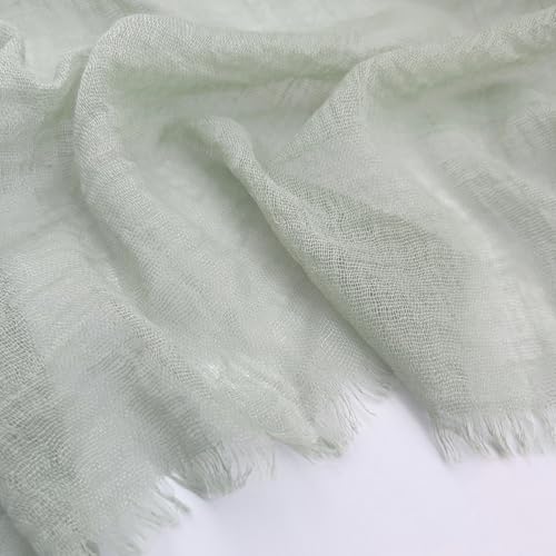 Image of Crinkled PolyCotton Scarf for Women - 180 x 90 cm Stole for Women | PolyCotton Scarf for Summers, Head Cover for Women | Lightweight Scarf for Women | Women Accessory