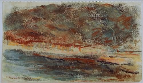 Paysage du soir à Hambourg par Max Liebermann affiche toile déco bureau