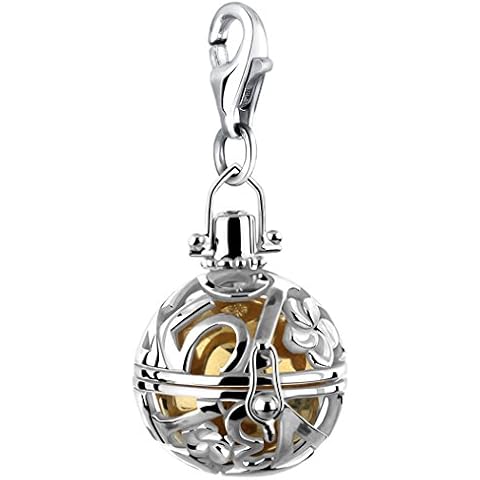 Nenalina Plata Charm Colgante con Bola de Sonido Cover