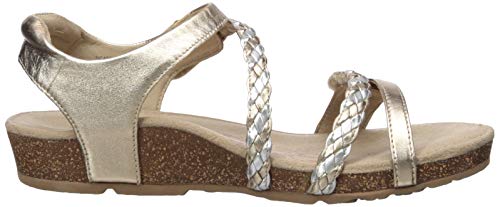 Image of Aetrex Jillian Braided Quarter Strap Arch Support Sandal