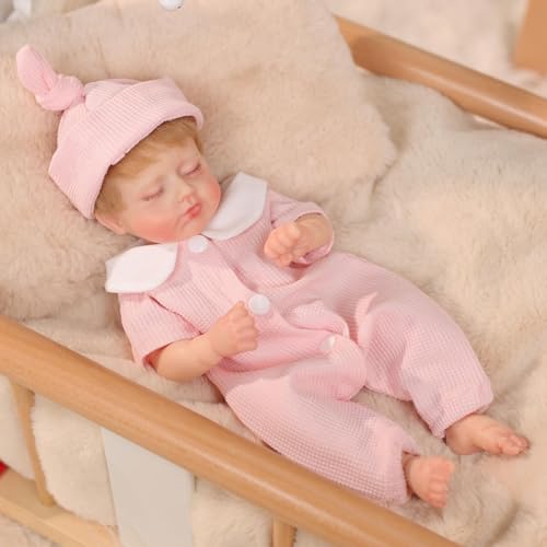 Muñeca Reborn Bebé de Silicona 12 Pulgadas Realista miniatura 7