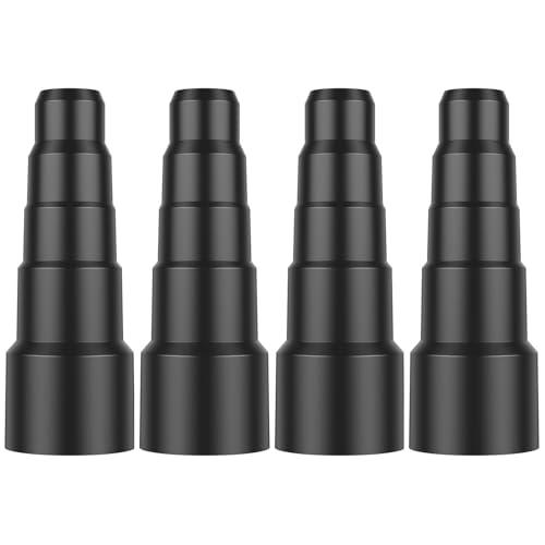Goshoppers 4 Pièces Adaptateur Aspirateur, 23/30/34/42/50 mm Embout Aspirateur Universel,Adaptateurs Tuyau Aspirateur kit pour Makita, Kärcher, Accessoires
