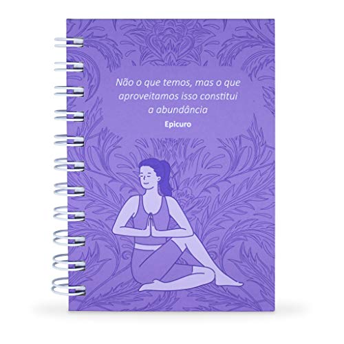 Caderno da Gratidão Capa Dura, Toque Aveludado, Tam. A6, 60 folhas, Feminino