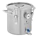 Produktbild Royal Catering RCBM-10CFP Maischekessel 10 L 0-150 °C Edelstahl Doppelabfluss Fermenter Fermentierkessel