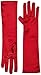 MUSIC LEGS Women's Elbow Length Satin Gloves