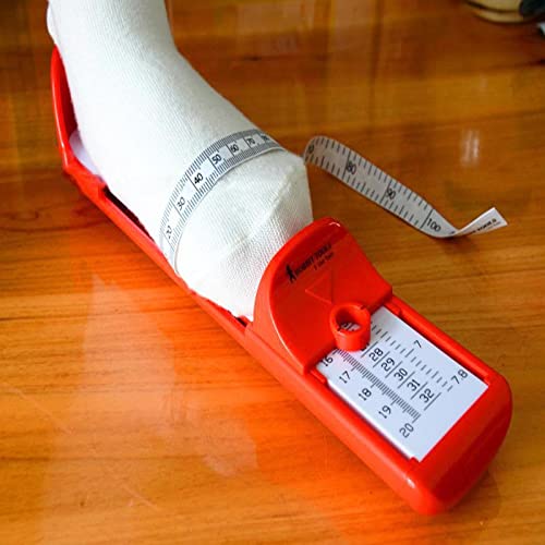 Bonarty Foot Measuring Device For Buying Shoes Online Foot Measurement Unisex Adults - Red #TOP3
