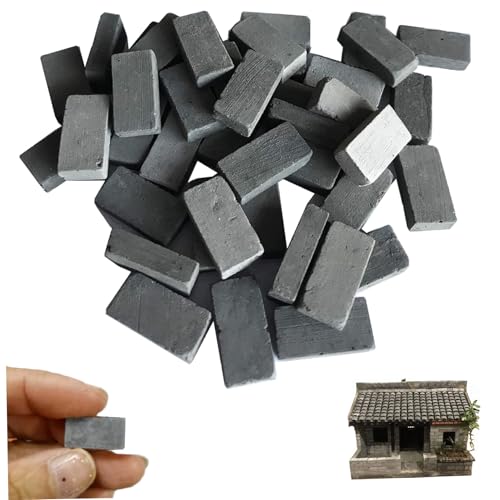 Mini bricks au design réaliste modèle de brique minuscule pour dollhouse accessories - 2